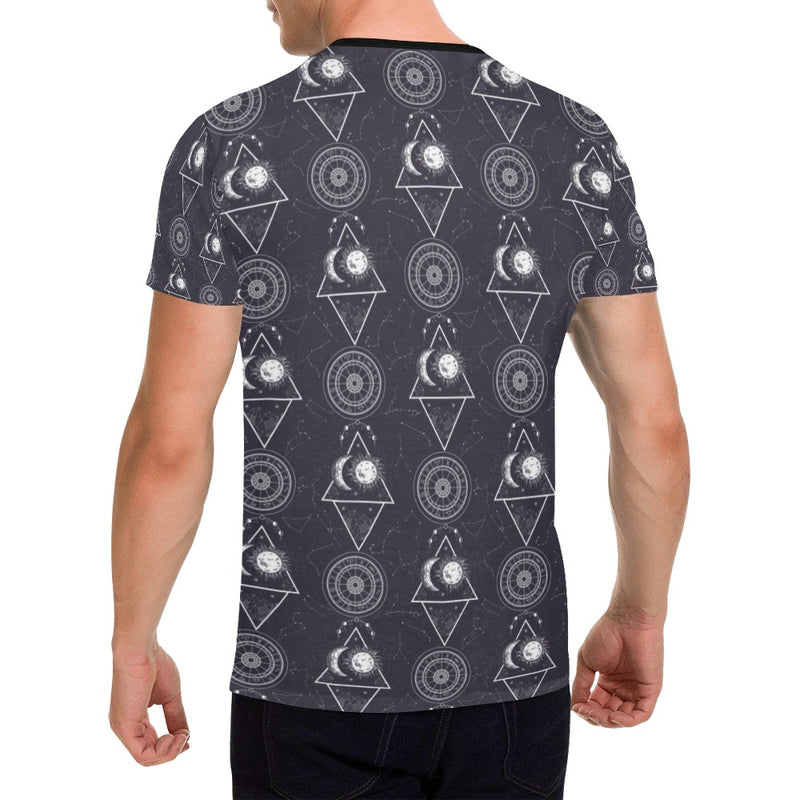 Sun Moon Print Design LKS309 Men's All Over Print T-shirt