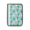 Llama Cactus Pattern Print Design 08 Car Seat Belt Cover