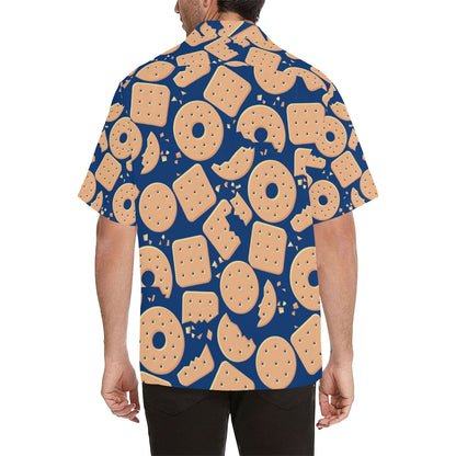 Cracker Pattern Print Design 03 Men's Hawaiian Shirt