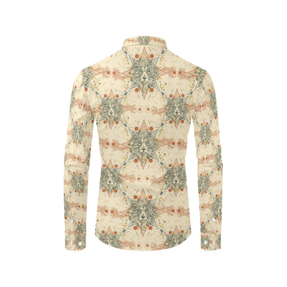 Leo Pattern Print Design 02 Men's Long Sleeve Shirt