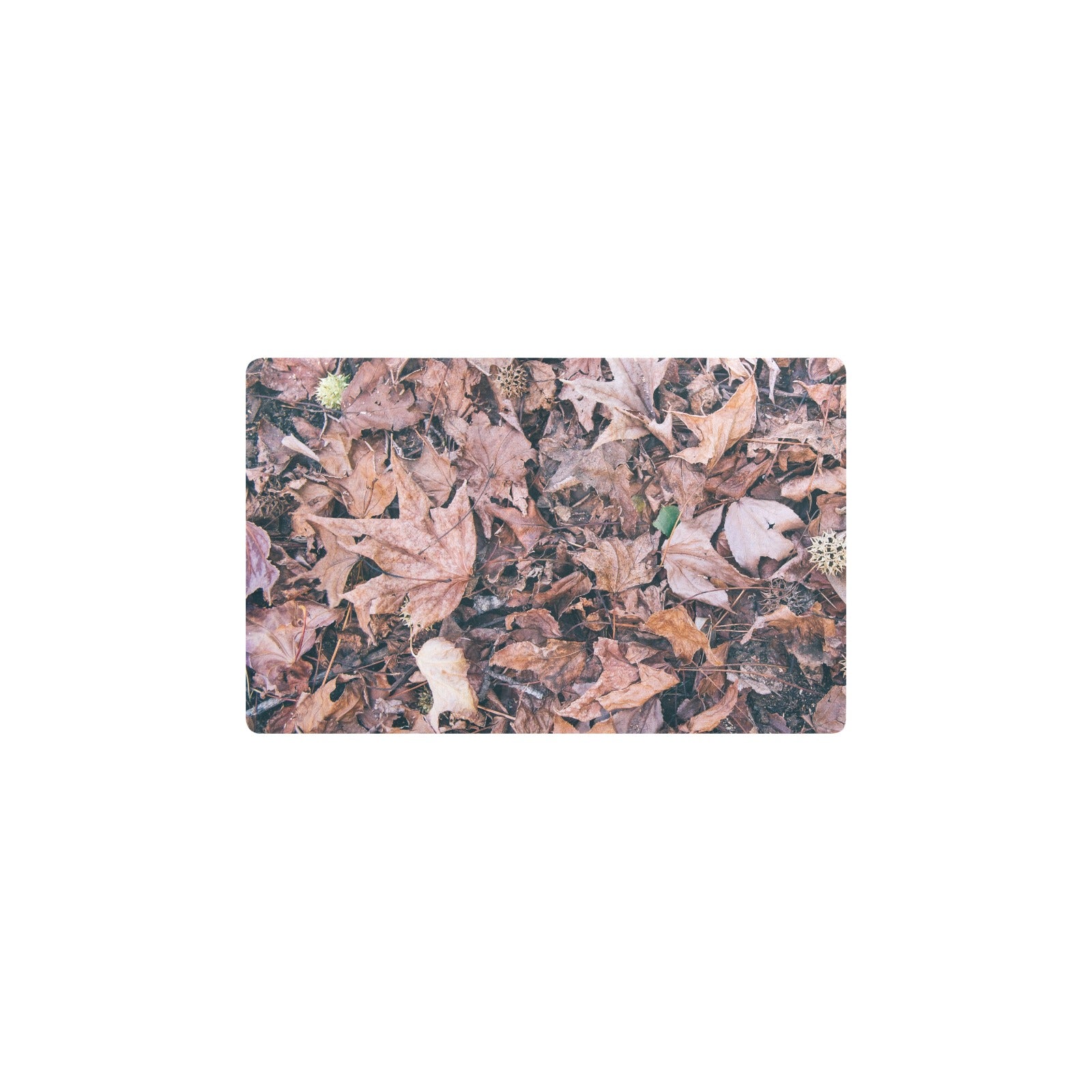 Camouflage Realistic Tree Leaf Print Kitchen Mat