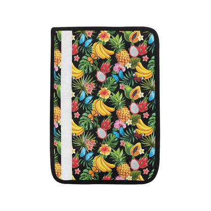 Tropical Fruits Pattern Print Design TF04 Car Seat Belt Cover