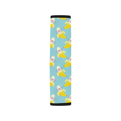 Banana Pattern Print Design BA07 Car Seat Belt Cover