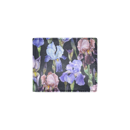 Iris Pattern Print Design IR04 Men's ID Card Wallet