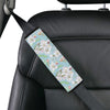 Apple blossom Pattern Print Design AB06 Car Seat Belt Cover