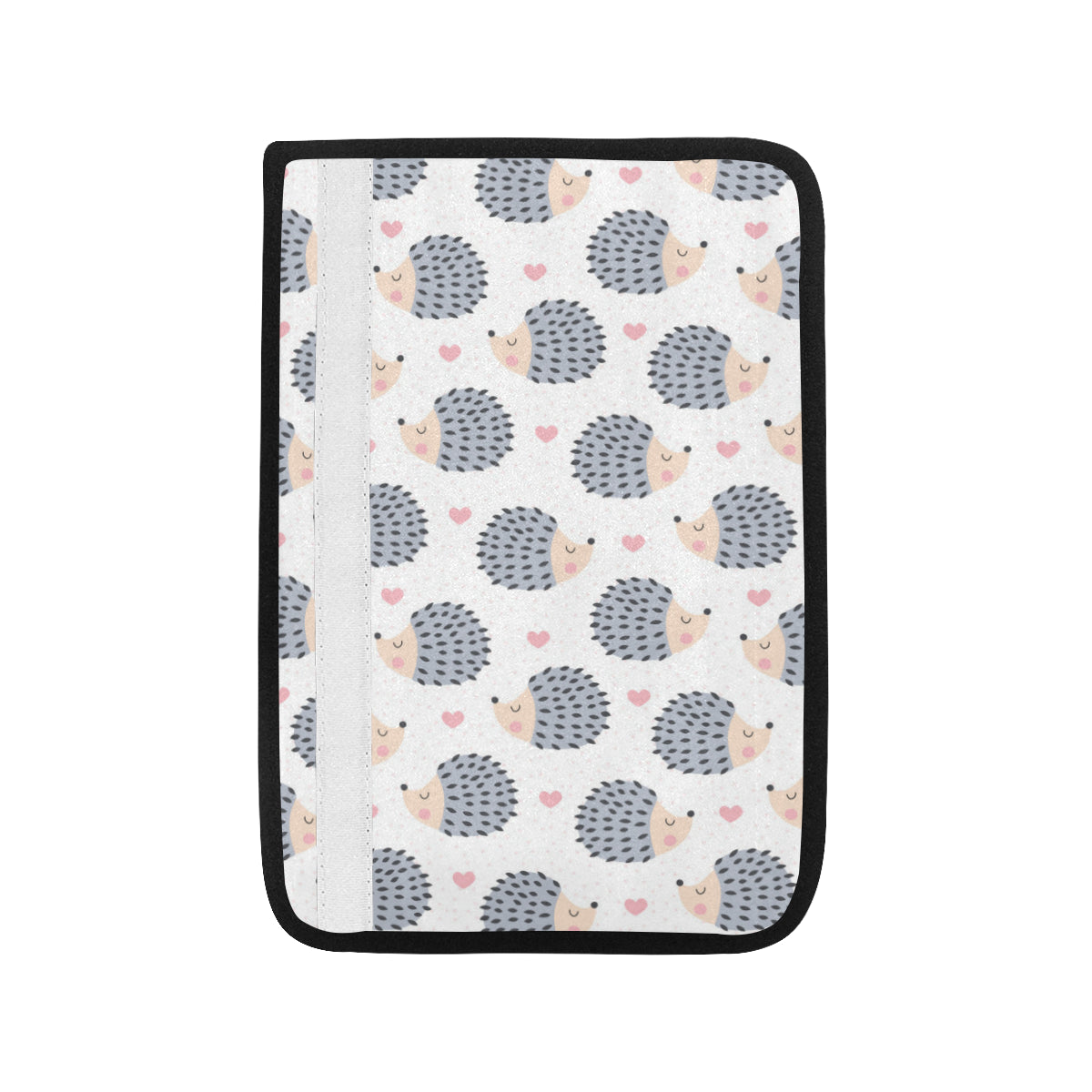 Hedgehog Baby Pattern Print Design 03 Car Seat Belt Cover