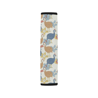 Guinea Fowl Pattern Print Design 01 Car Seat Belt Cover