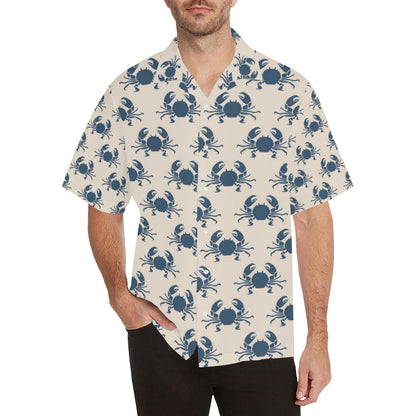 Crab Pattern Print Design 02 Men's Hawaiian Shirt