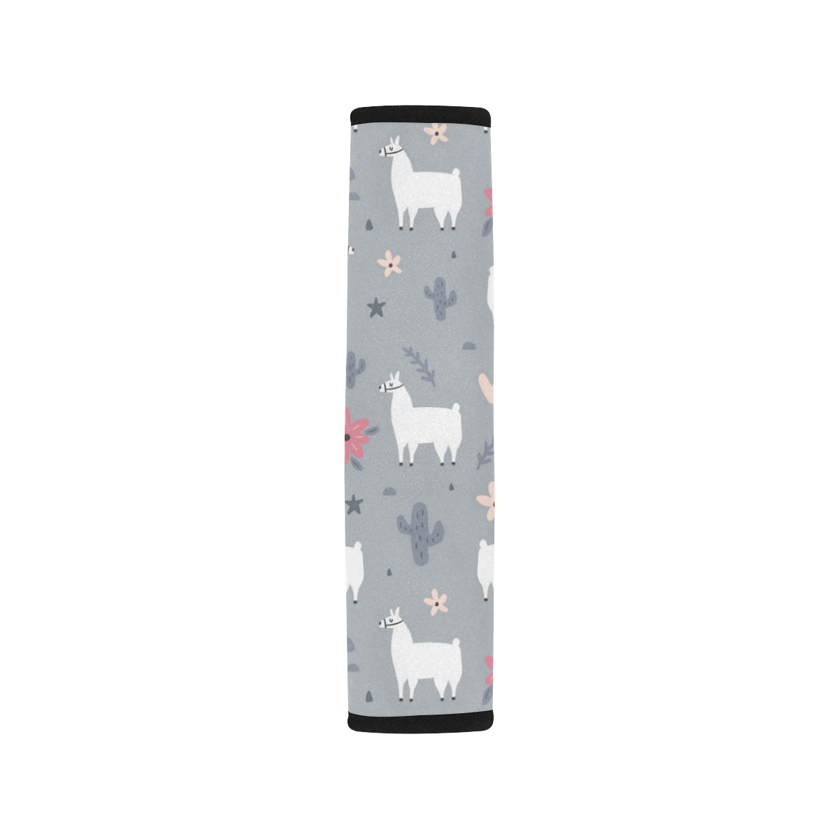 Llama Pattern Print Design 010 Car Seat Belt Cover