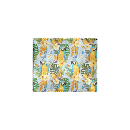 Parrot Pattern Print Design A04 Men's ID Card Wallet
