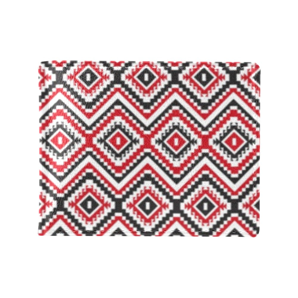 Native American Themed Tribal Print Men's ID Card Wallet