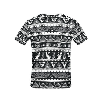 Tribal Pattern Print Design LKS305 Women's  T-shirt