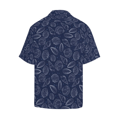 Seashell Print Design LKS3011 Men's Hawaiian Shirt