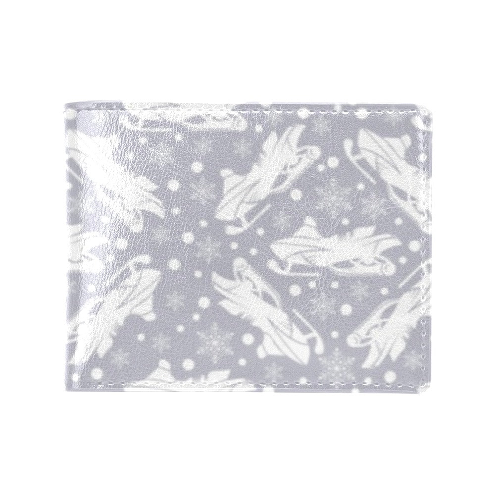 Snowmobile Print Design LKS302 Men's ID Card Wallet
