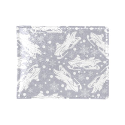 Snowmobile Print Design LKS302 Men's ID Card Wallet