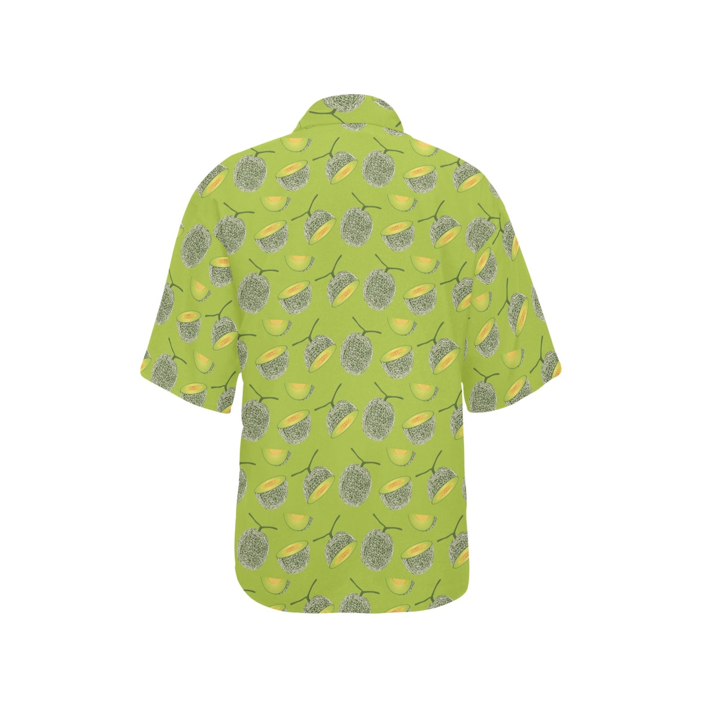 Cantaloupe Pattern Print Design 03 Women's Hawaiian Shirt