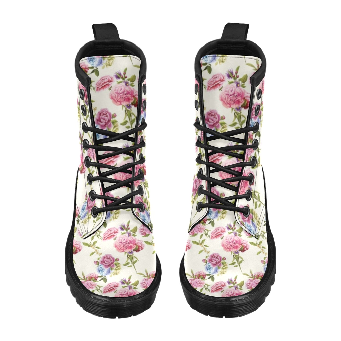 Carnations Pattern Print Design CN02 Women's Boots