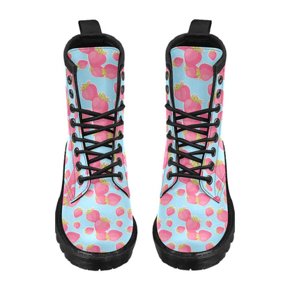Strawberry Pattern Print Design SB04 Women's Boots