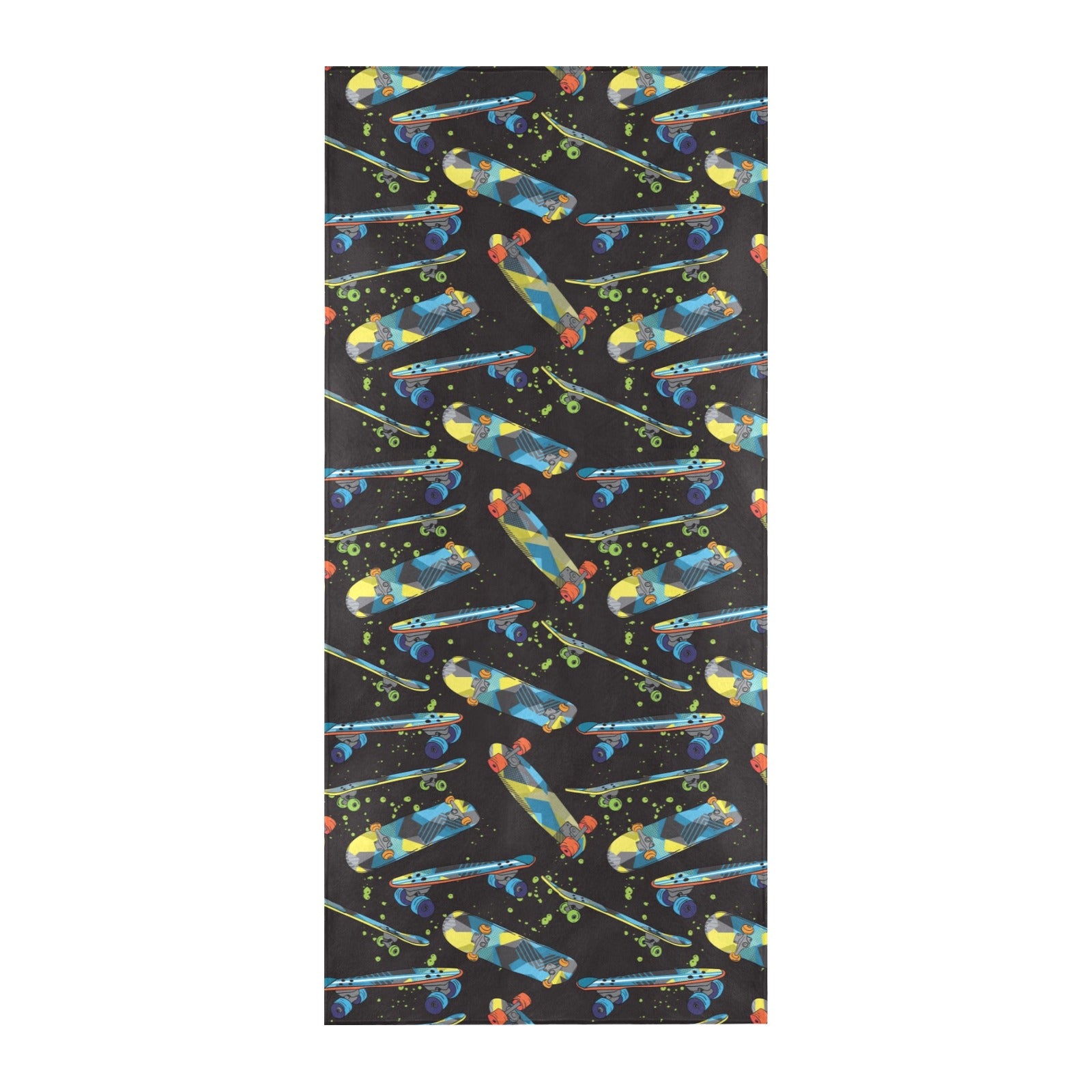 Skateboard Print Design LKS305 Beach Towel 32" x 71"