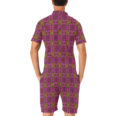 kaleidoscope Abstract Print Design Men's Romper