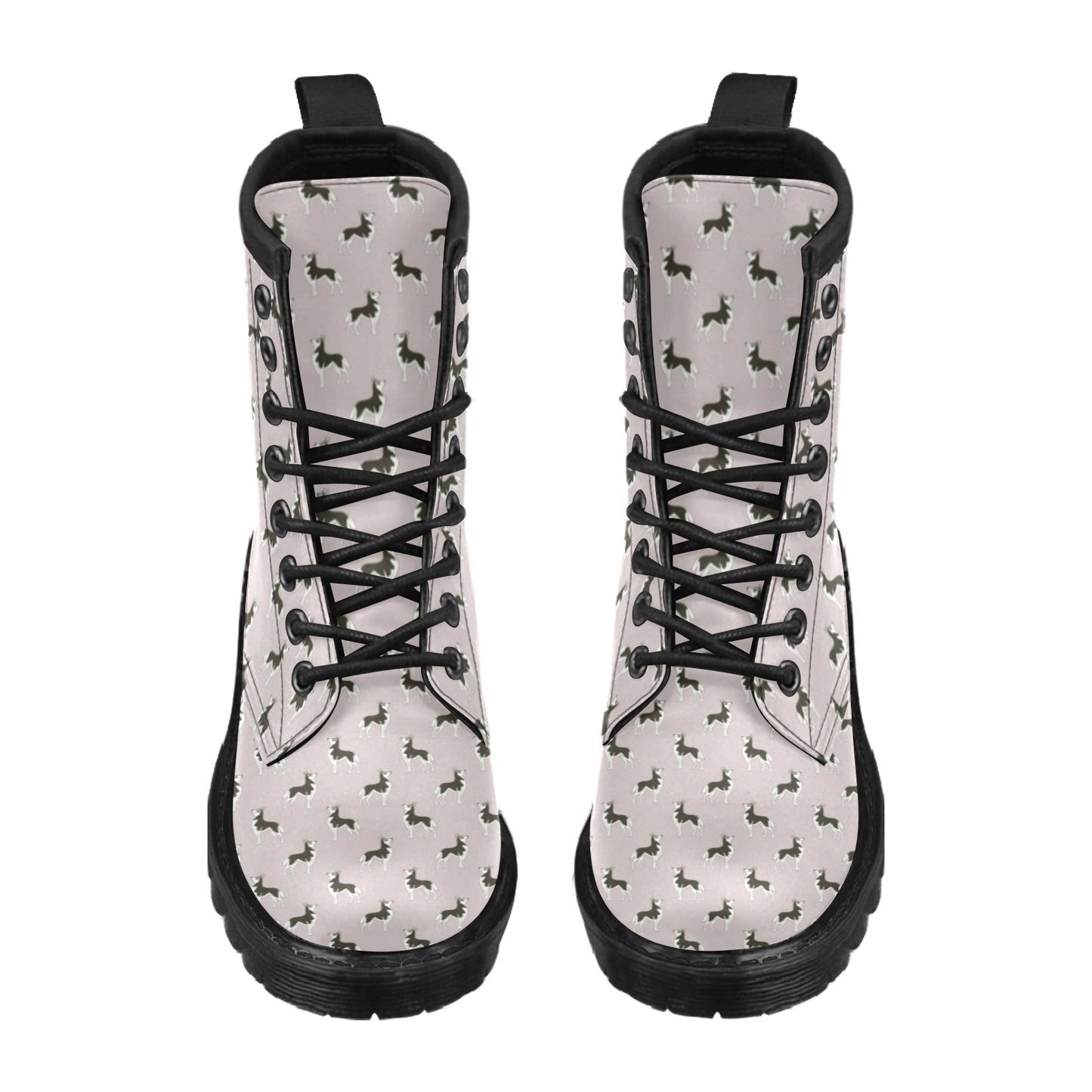 Siberian Huskies Print Design LKS301 Women's Boots
