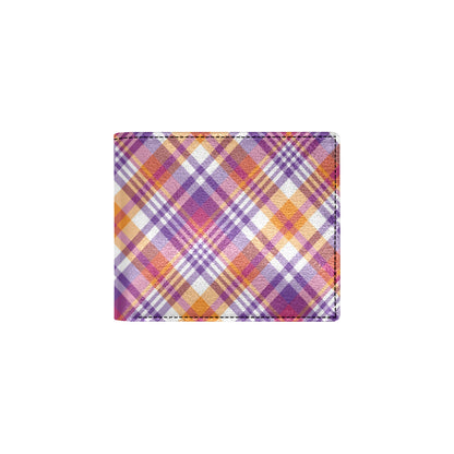 Madras Pattern Print Design 02 Men's ID Card Wallet