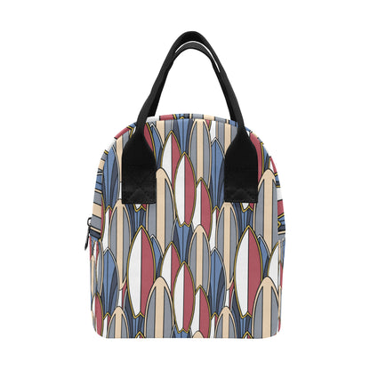 Surf board Pattern Insulated Lunch Bag