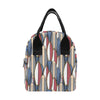 Surf board Pattern Insulated Lunch Bag