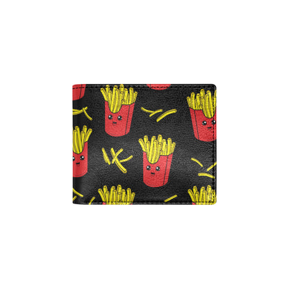 French Fried Pattern Print Design 03 Men's ID Card Wallet