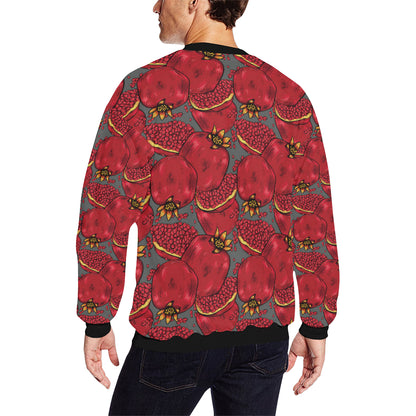 Pomegranate Pattern Print Design PG05 Men Long Sleeve Sweatshirt