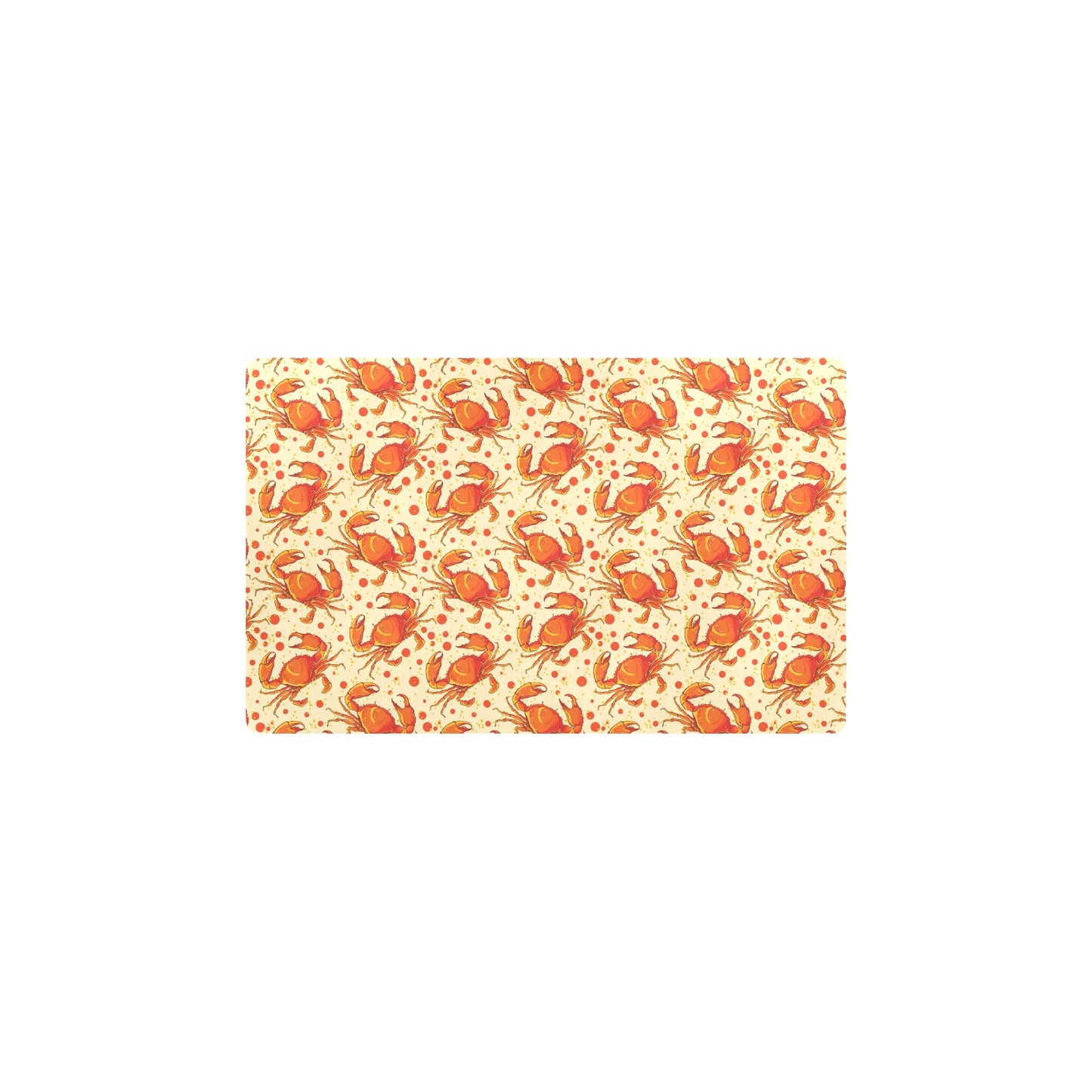 Crab Pattern Print Design 01 Kitchen Mat