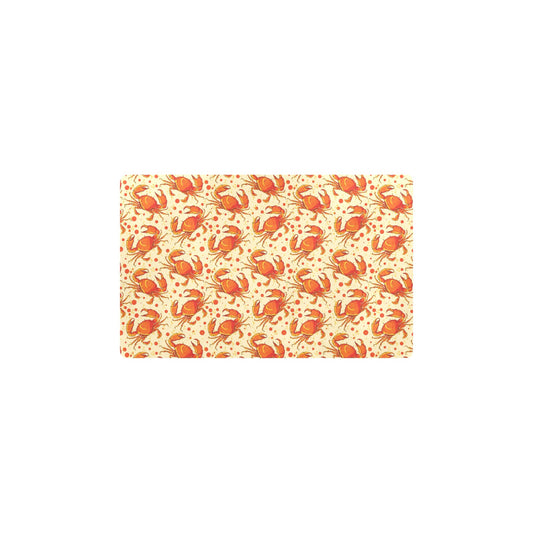Crab Pattern Print Design 01 Kitchen Mat