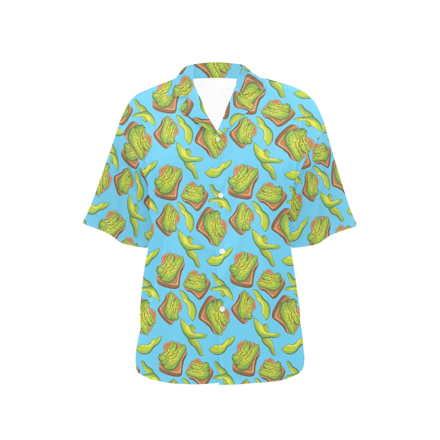 Sandwich Avocado Print Design LKS306 Women's Hawaiian Shirt