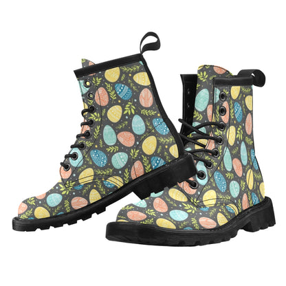 Easter Eggs Pattern Print Design RB01 Women's Boots