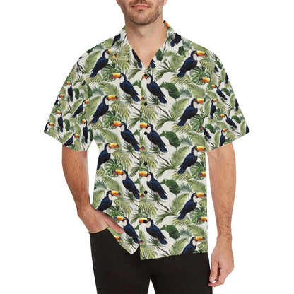 Toucan Print Design LKS308 Men's Hawaiian Shirt