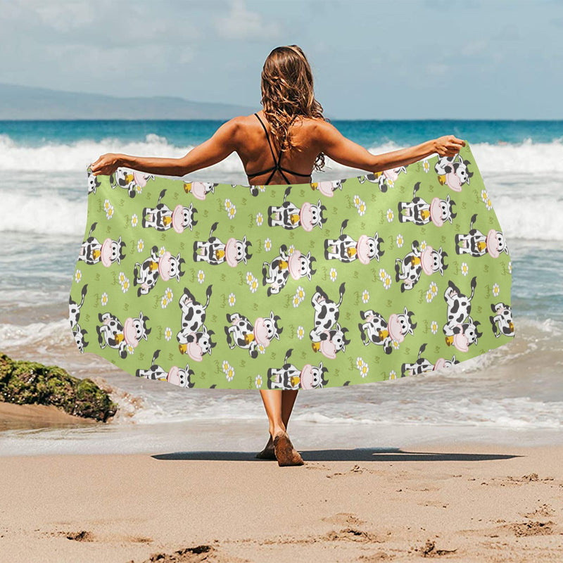 Cattle Print Design LKS401 Beach Towel 32" x 71"