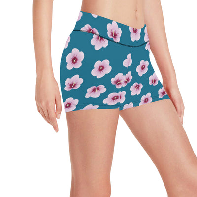 Cherry Blossom Pattern Print Design CB08 Yoga Shorts