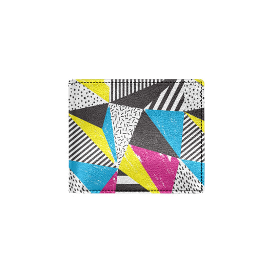 80s Pattern Print Design 2 Men's ID Card Wallet