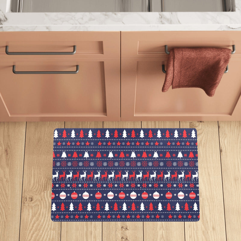 Reindeer Print Design LKS404 Kitchen Mat