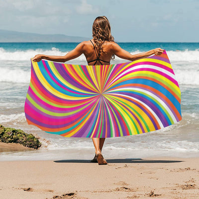 Vortex Print Design LKS301 Beach Towel 32" x 71"