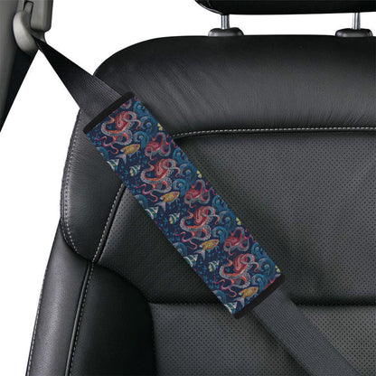 Octopus Deep Sea Print Themed Car Seat Belt Cover