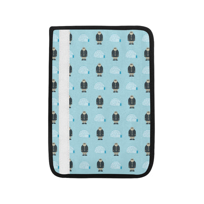 Eskimo Pattern Print Design 03 Car Seat Belt Cover