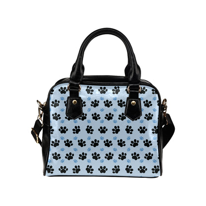 Paw Pattern Print Design A04 Shoulder Handbag