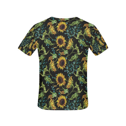 Sunflower Print Design LKS308 Women's  T-shirt