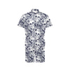 Skull Floral Beautiful Men's Romper