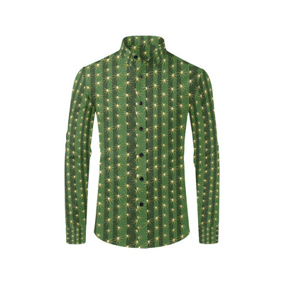 Cactus Skin Print Pattern Men's Long Sleeve Shirt