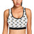 Chicken Pattern Print Design 02 Sports Bra