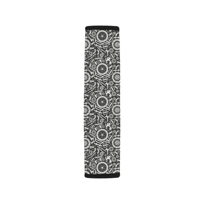 Bicycle Tools Pattern Print Design 02 Car Seat Belt Cover