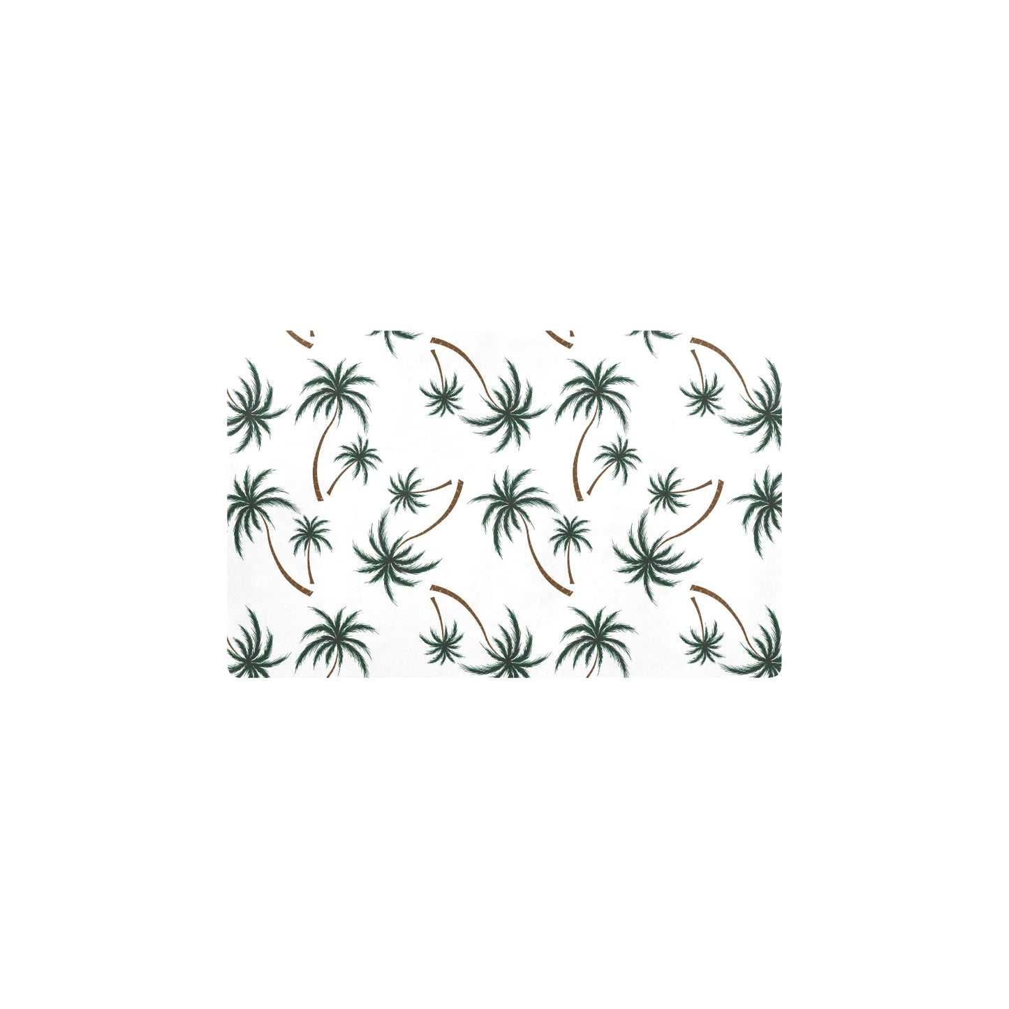 Palm Tree Pattern Print Design PT07 Kitchen Mat