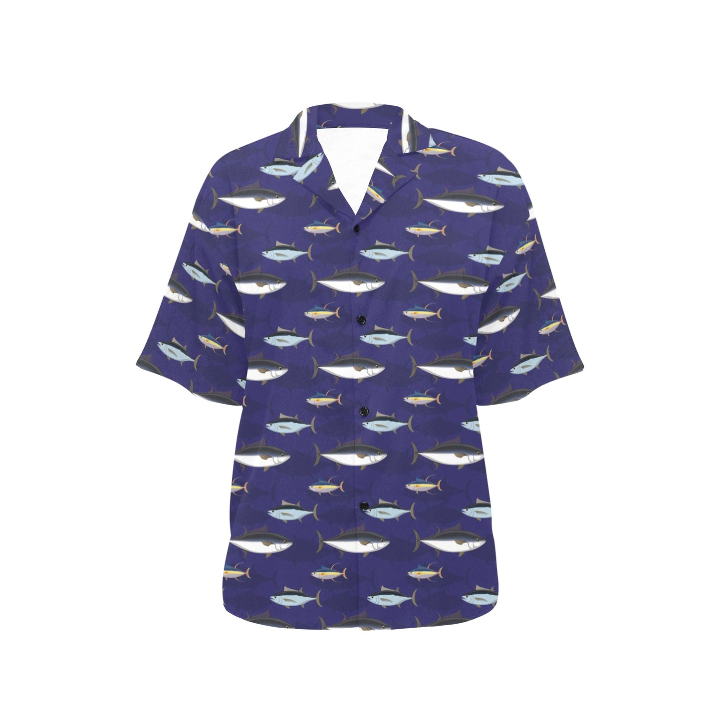 Tuna Fish Print Design LKS304 Women's Hawaiian Shirt